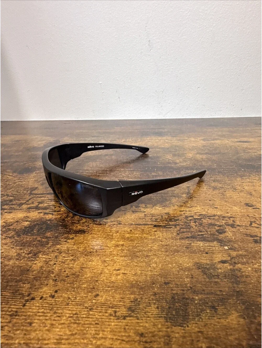 REVO Dash RE5006X 01 Polarized Sunglasses Brown Italy Lightweight EUC